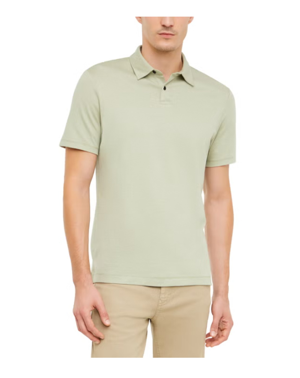 Banana Republic Men's Luxe Polo Shirt, Short Sleeve, Cotton, Green, Size XL